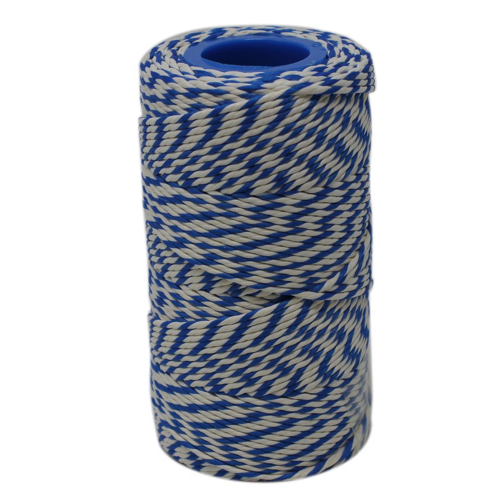 Rayon No 5 Blue & White Butchers String/Twine 100m (190g)