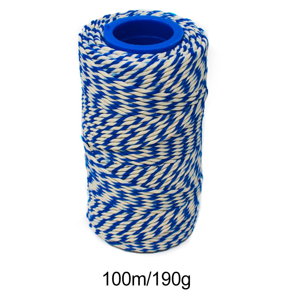 Rayon No 5 Blue & White Butchers String/Twine 100m (190g)