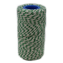 Rayon No 5 Green & White Butchers String/Twine  Size in 100m (190g)