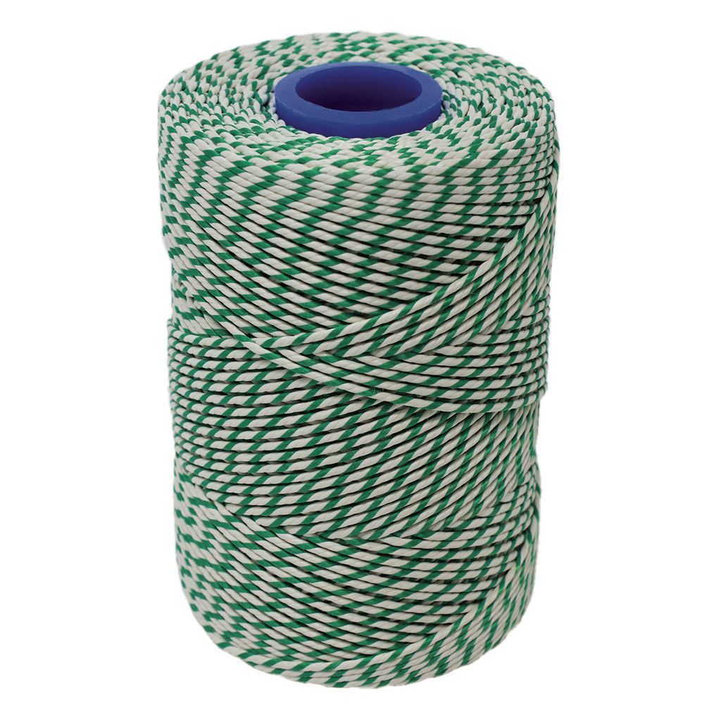 Rayon No 5 Green & White Butchers String/Twine 260m (500g)