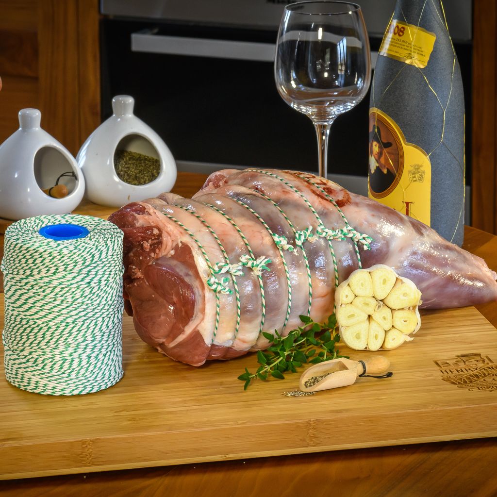 Rayon No 5 Green & White Butchers String/Twine 260m (500g)