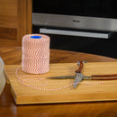 Rayon No 5 Red & White Butchers String/Twine 100m (190g)