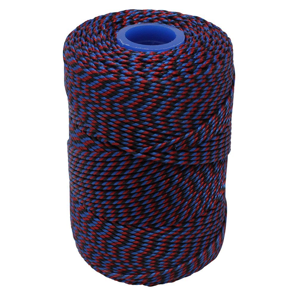 Polyester Red, Blue & Black Butchers String/Twine 200m (425g)