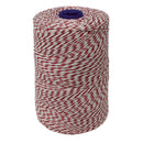 Red/White Non-Elasticated 2000T Machine String/Twine. Size in 900m (900g). From £8.35 per Spool