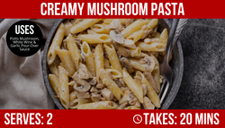 Creamy Mushroom Pasta: Recipe