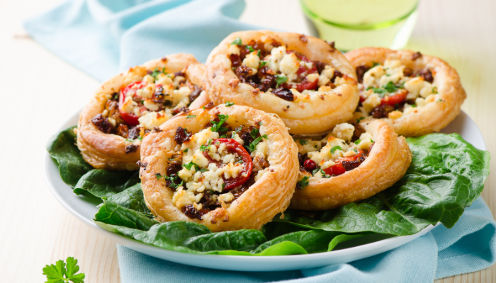 Cheddar and Caramelised Onion Pastries