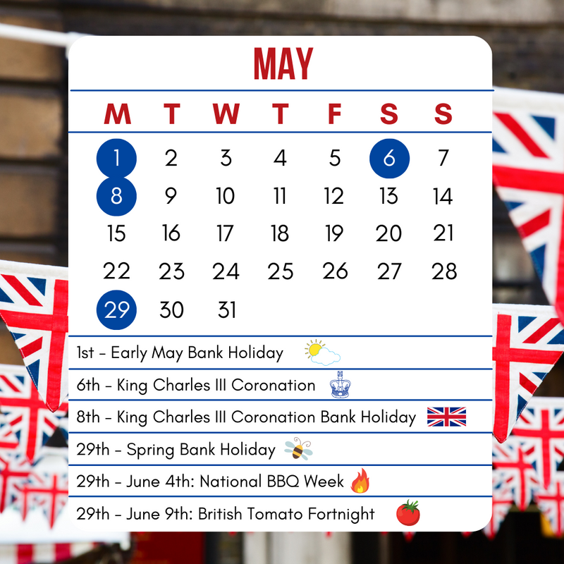 May has arrived!