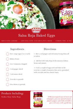 Salsa Roja Baked Eggs Recipe