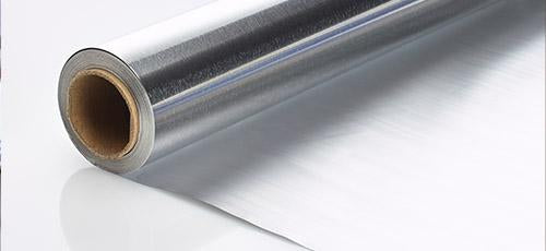 Roll of foil rolled out.