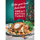 NFU Great British Turkey A3 Poster - Pack of 10