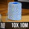 No.5 Blue and White Butchers String/Twine – 10m Bundle of 10