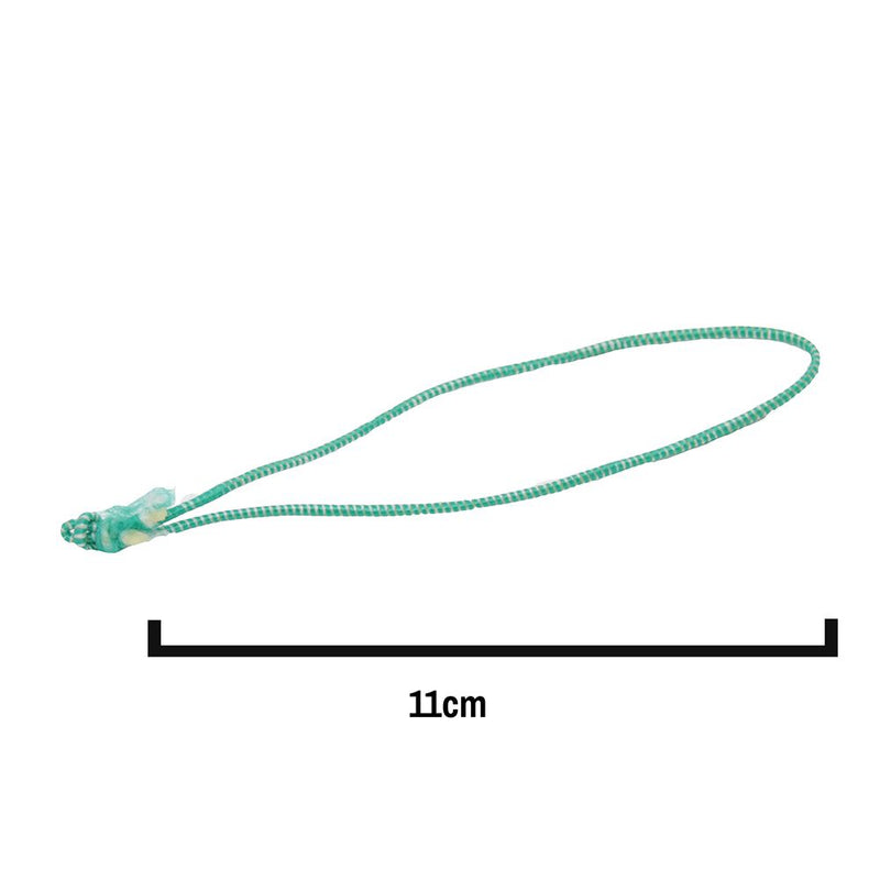 TruNet 11cm Poultry Loops Green/White Elasticated Polyester Meat Ties. From £29.99 per 5000
