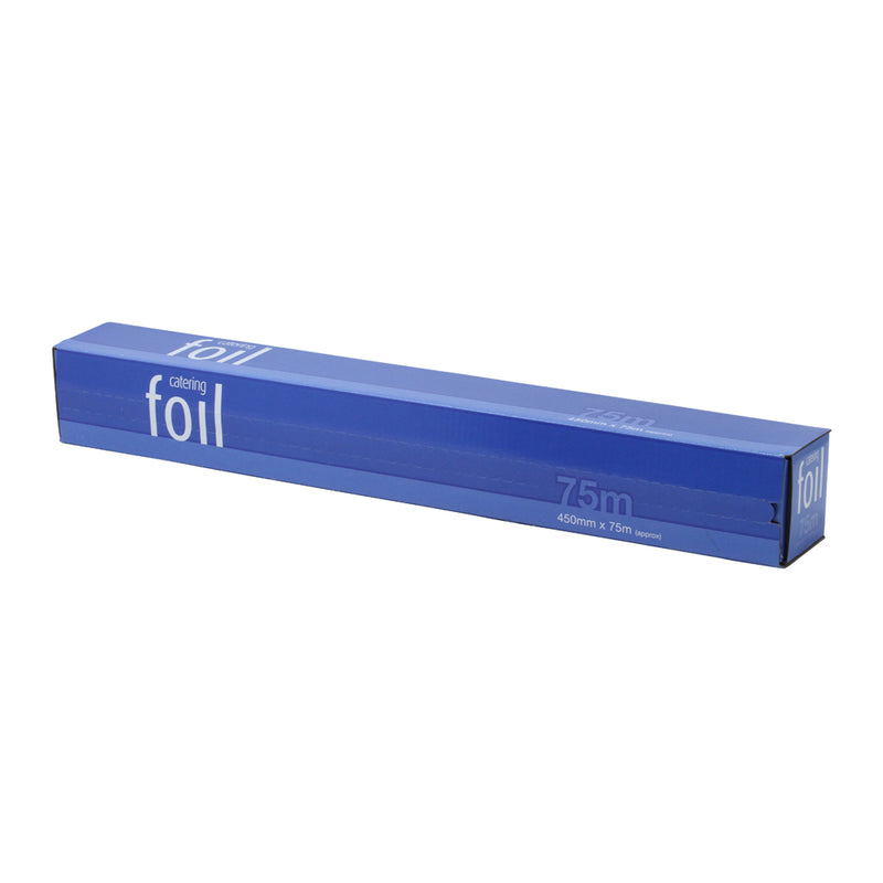 Catering foil displayed in blue box.