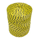 3mm Yellow and Black Polypropylene Rope - 4kg Spool