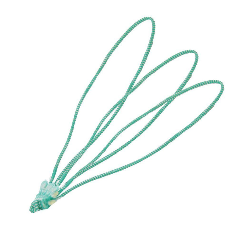5.5cm Poultry Loops Green/White Elasticated Polyester Meat Ties. From £21.50 per 5000