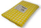 Wrapped yellow gingham vacuum pouches packed.