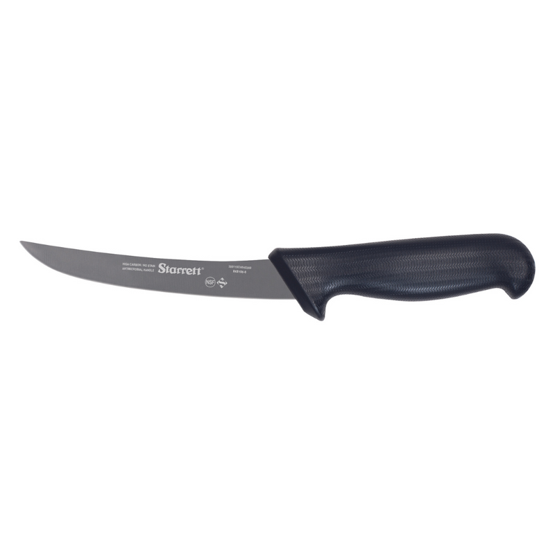 Boning Knife 6" (150mm) Narrow Curved (Black)