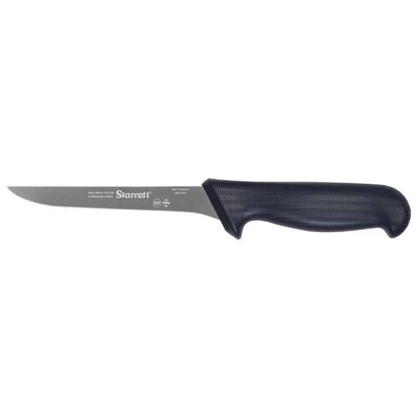 Boning Knife 6" (150mm) Narrow Straight (Black)