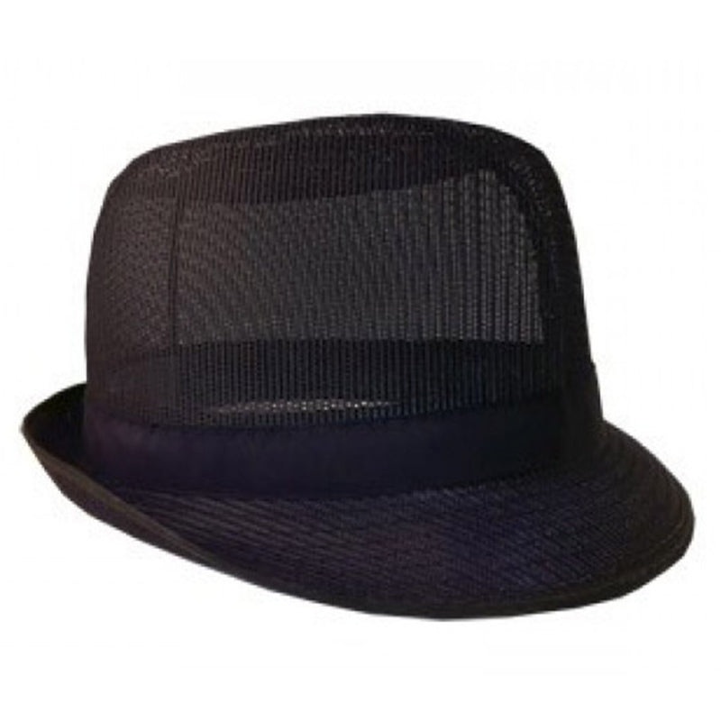 Black Nylon Trilby Hat - X Large