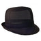 Black Nylon Trilby Hat - Medium