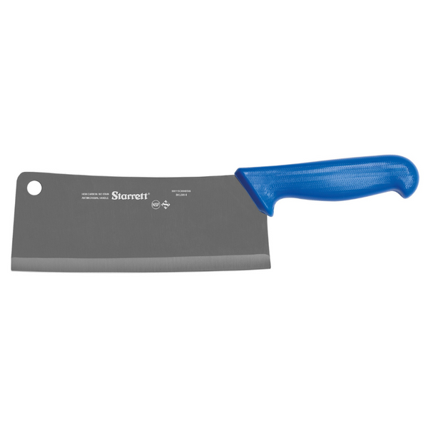 Meat Cleaver (200mm) Wide Rectangular 8” (Blue)