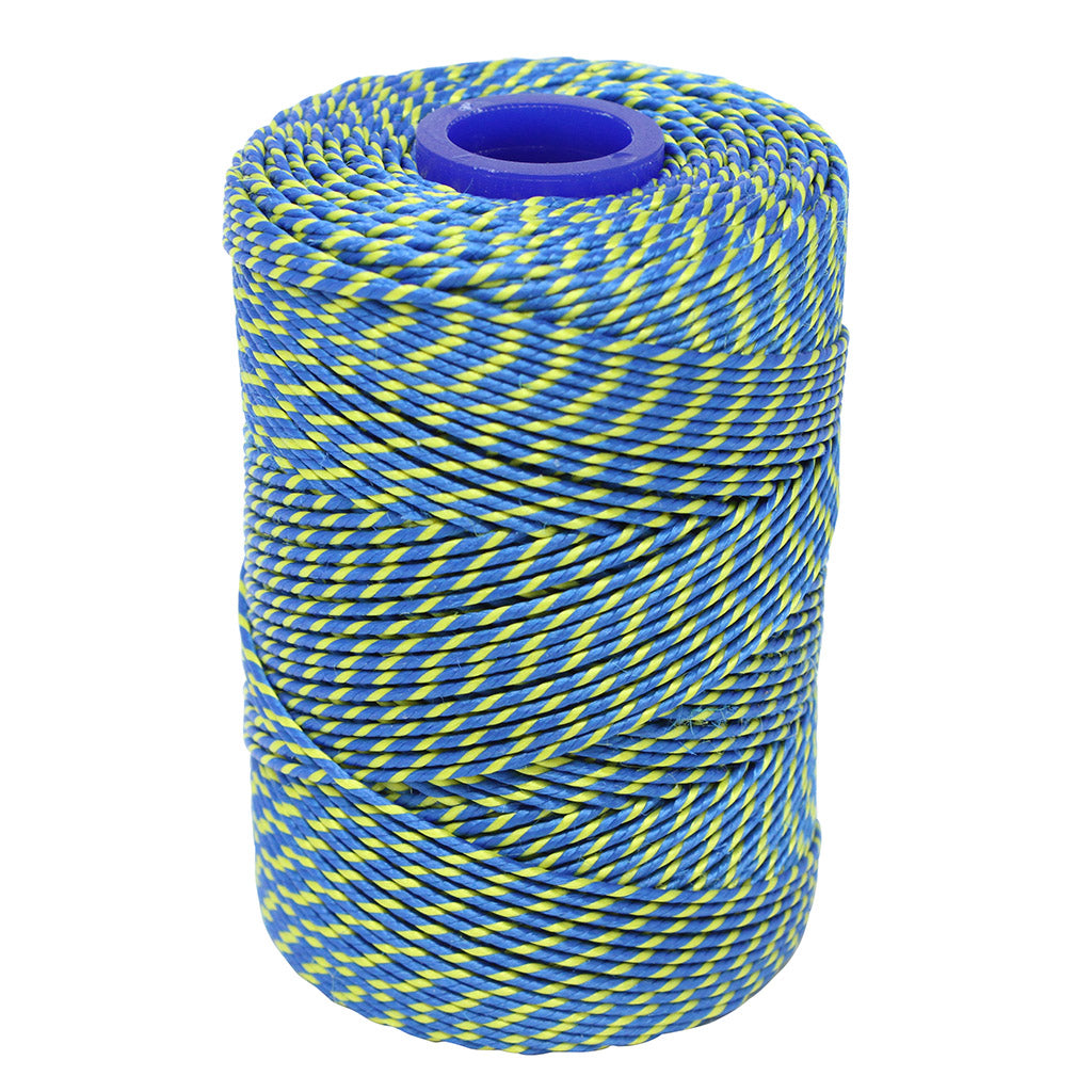 Polyester Blue & Yellow Butchers String/Twine 100m (225g)