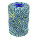 Polyester Blue & Yellow Butchers String/Twine  Size in 200m (425g). From £7.16 per Spool
