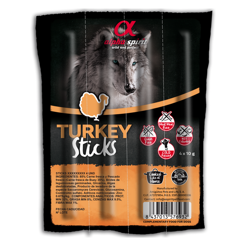 Turkey Dog Treat Bar String (Includes 4 Bars)