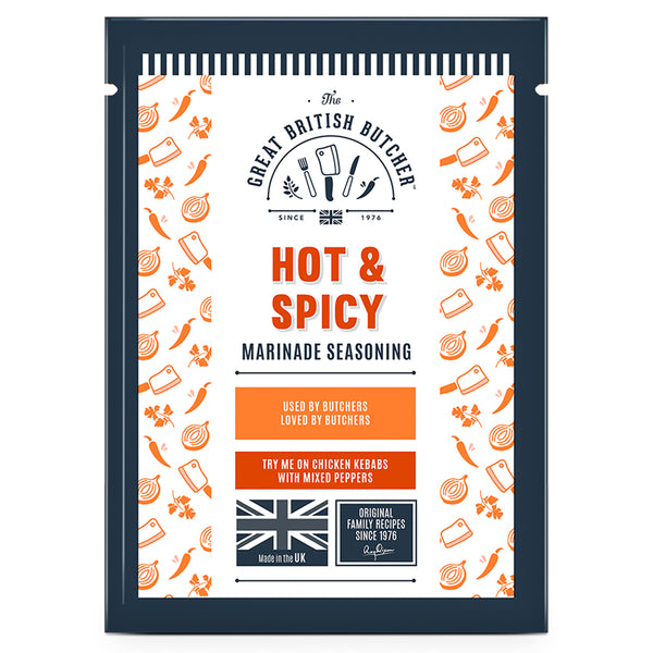 Hot & Spicy Marinade Seasoning Retail Sachets – 12 x 35g