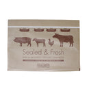 Large sealed and fresh recyclable brown counter bag.