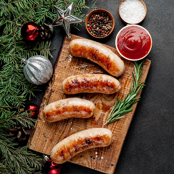 Mrs Claus Christmas Sausage, Cranberry and Apple Mix (6 x 1.18kg)