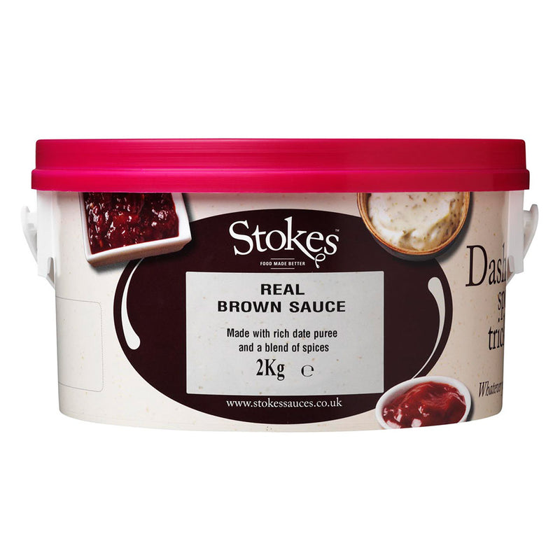 Stokes Real Brown Sauce Catering Tub (2kg)