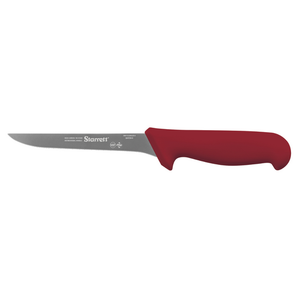 Boning Knife 6" (150mm) Narrow Straight (Red)