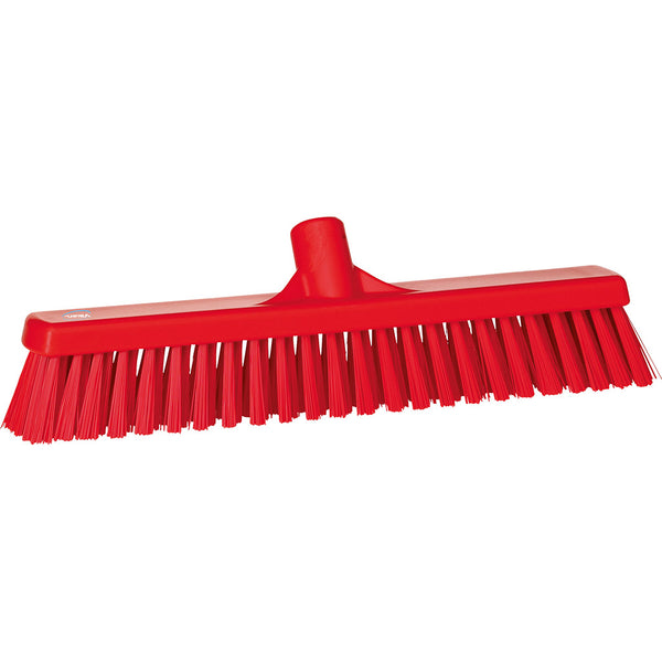 Red Broom Head - Soft Bristles