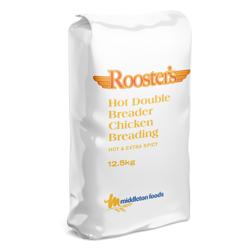 Rooster’s Hot Double Breader Chicken Breading (12.5kg)