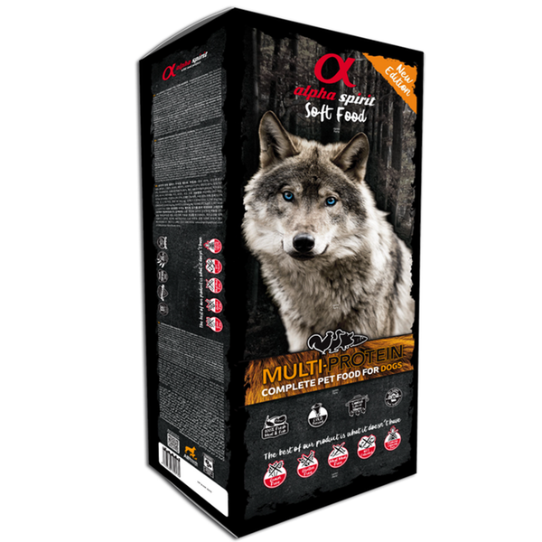 Multi-Protein Complete Dog Food Box – Semi-Moist (9kg)