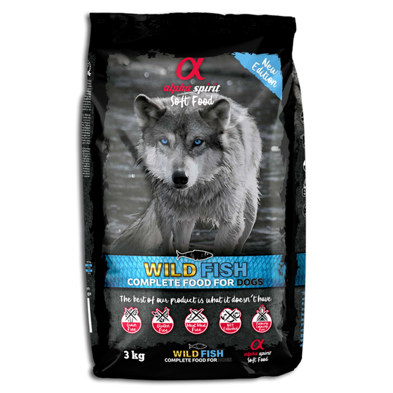 Wild Fish Complete Dog Food – Semi-Moist (3kg)