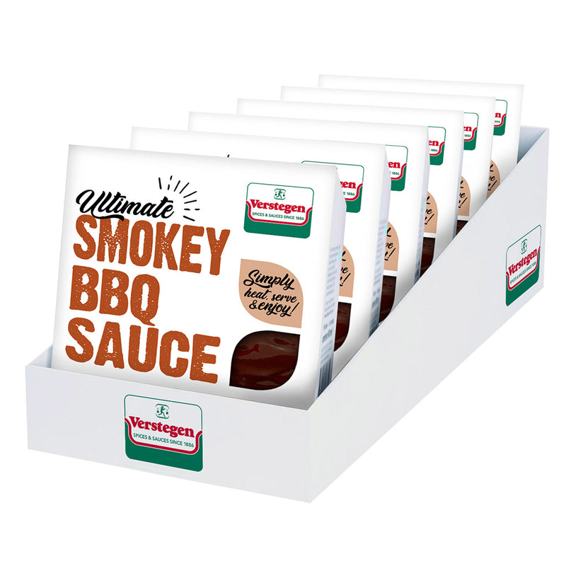 Verstegen Smokey BBQ Micro Sauce – 6 x 80g
