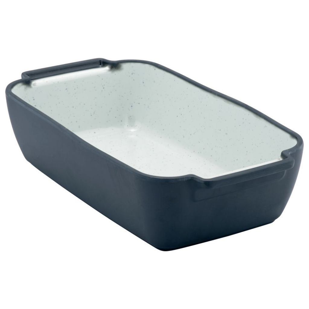 Steel Blue Grey Marl 1/3 Size Crock (325 x 176 x 80mm)
