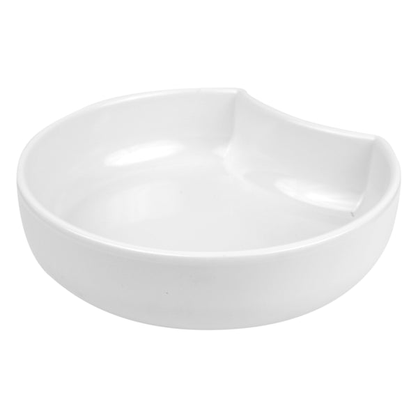 1.4L Crescent Dish 225 x 208 x 60mm - White Melamine
