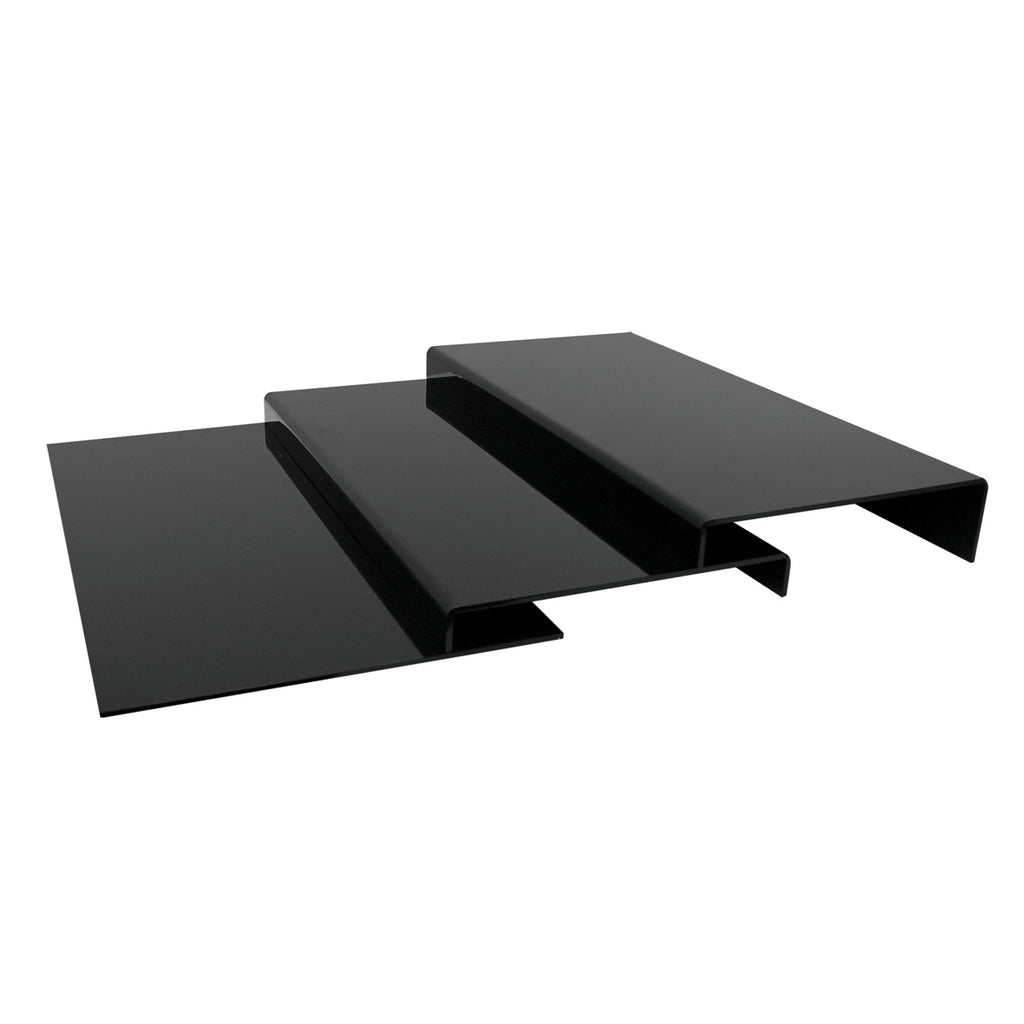 Step Riser Adjustable Non-Slip Adjustable Step Riser - Black Acrylic – Butchers-Sundries