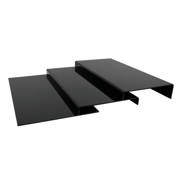 Non-Slip Adjustable Step Riser - Black Acrylic