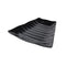 Curved Wavy Platter 260 x 247 x 38mm - Black Melamine