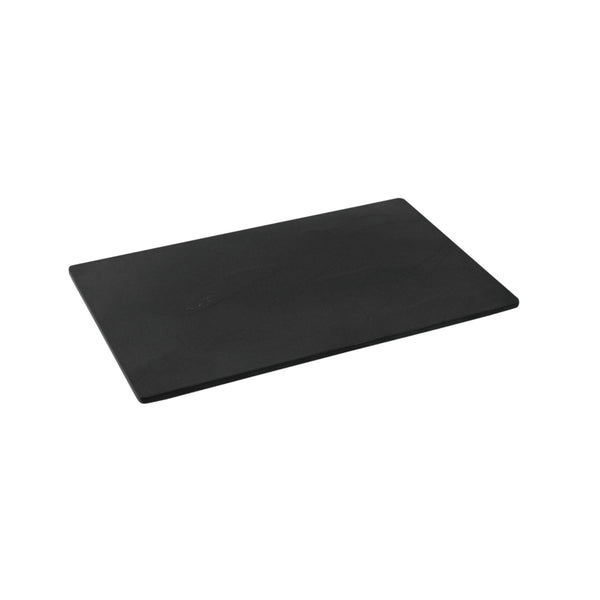1/4 Slate Effect Display Serving Tray Platter - Black Melamine