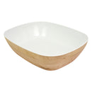 1/2 Tura Gastronorm Curved Display Crock - Natural Melamine