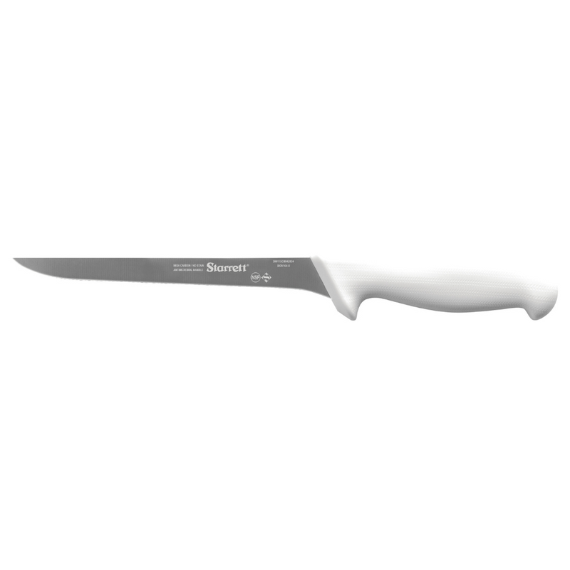 Boning Knife 8" (200mm) Narrow Straight (White)