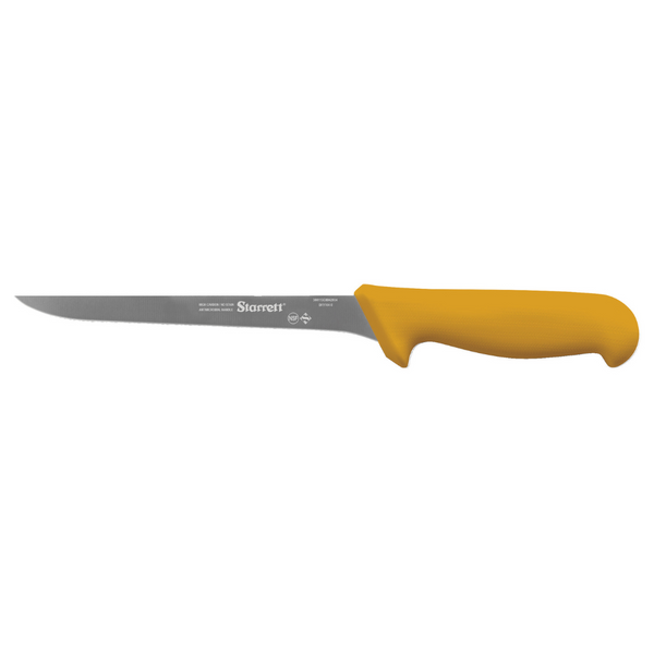 Boning Knife 8" (200mm) Narrow Straight (Yellow)