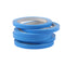 Stack of 6 blue bag sealing tapes on rolls.