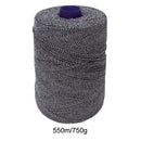 Black/White Elasticated Machine String / Twine  Size in 1,904m/kg (800g).  From £8.00 per spool