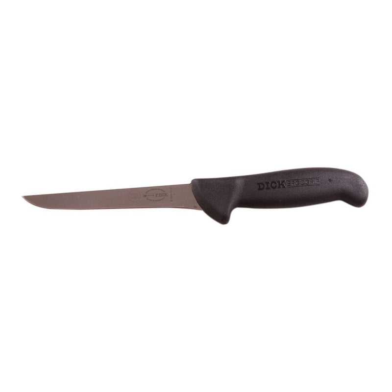 ErgoGrip Black Butchers Narrow Boning Knife - 5 inches (13cm)